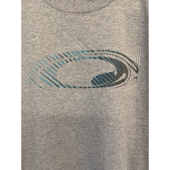 Oakley Grey T Shirt XXL Blue Graphic - Picture 2 of 5